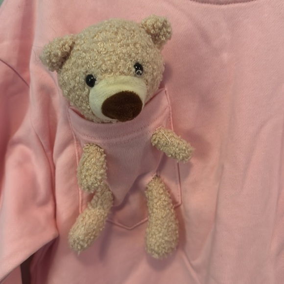 Lola + the Boys Teddy Bear Crewneck Sweatshirt
Size 8-9
Bubblegum Pink - Picture 2 of 5